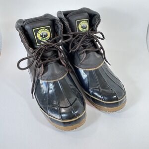 Crater Ridge Men's Pike 2 Brown Duck Boots with Leather uppers Size 8 New